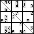 sudoku diagonala