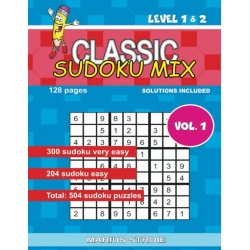  Classic Sudoku Mix - level 1 & 2, vol.1 