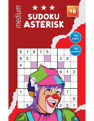 Sudoku Asterisk – medium, vol.6