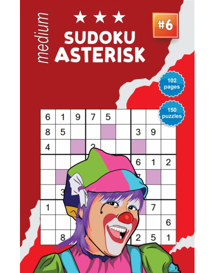 Sudoku Asterisk – medium, vol.6