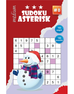 Sudoku Asterisk – medium, vol.8