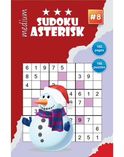 Sudoku Asterisk – medium, vol.8