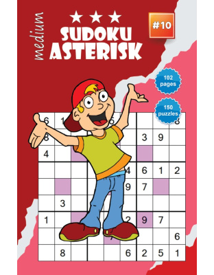 Sudoku Asterisk – medium, vol.10