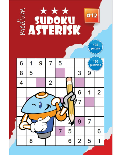 Sudoku Asterisk – medium, vol.12