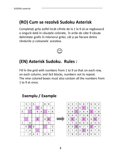 Sudoku Asterisk – medium, vol.4