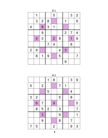 Sudoku Asterisk – medium, vol.5