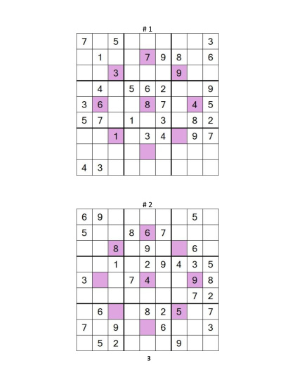 Sudoku Asterisk – medium, vol.6