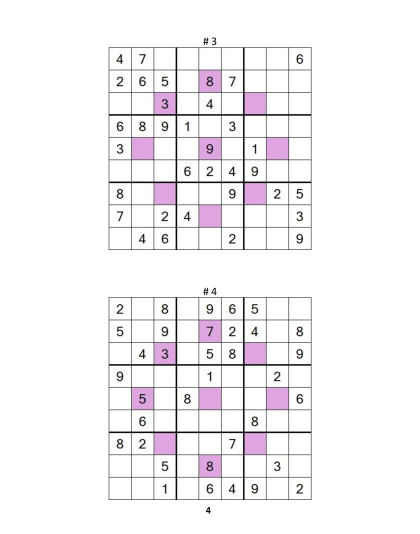 Sudoku Asterisk – medium, vol.5