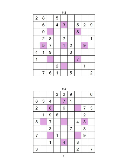 Sudoku Asterisk – medium, vol.6