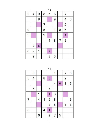 Sudoku Asterisk – medium, vol.10