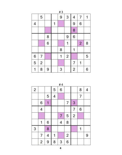 Sudoku Asterisk – medium, vol.12