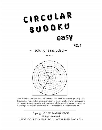 Circular Sudoku easy - no.1