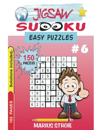 Jigsaw Sudoku easy - no.6