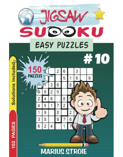 Jigsaw Sudoku easy - no.10