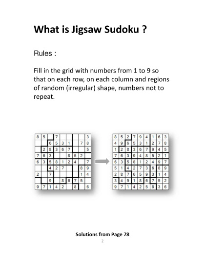 Jigsaw Sudoku easy - no.11