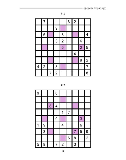 Sudoku Asterisk hard - vol. 1