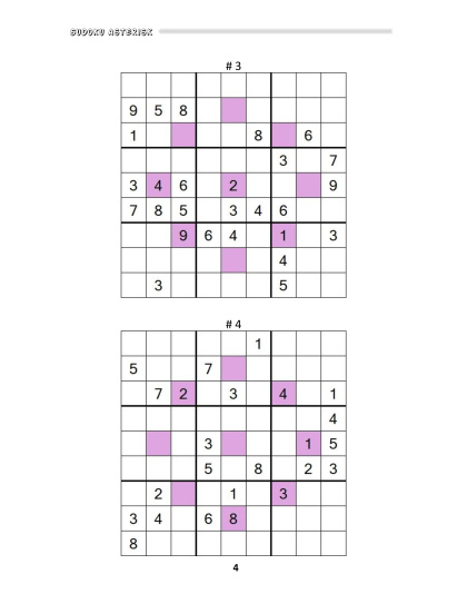 Sudoku Asterisk hard - vol. 2