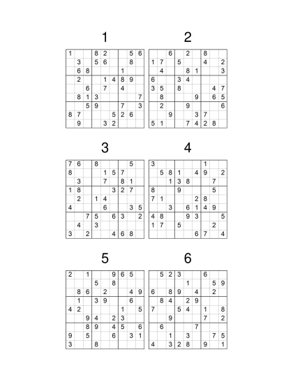 Classic Sudoku Easy vol. 1