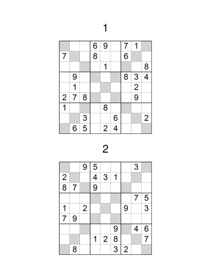 Sudoku X Medium Vol. 1