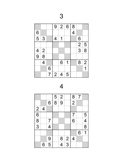 Sudoku X Medium Vol. 3