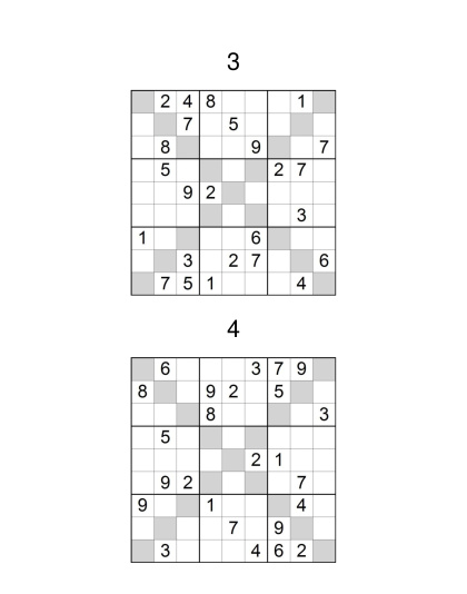 Sudoku X Medium Vol. 10