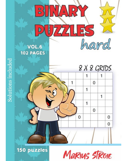 Binary Puzzles Hard vol. 6