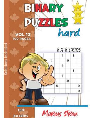 Binary Puzzles Hard vol. 12